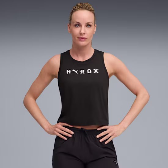 PUMA x HYROX CLOUDSPUN ThermoAdapt korte tanktop voor dames